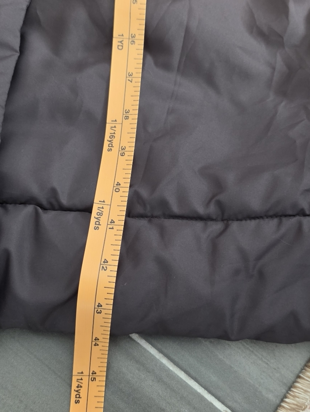 Marina Rinaldi Beige and Black Puffer Coat - Picture 10 of 12